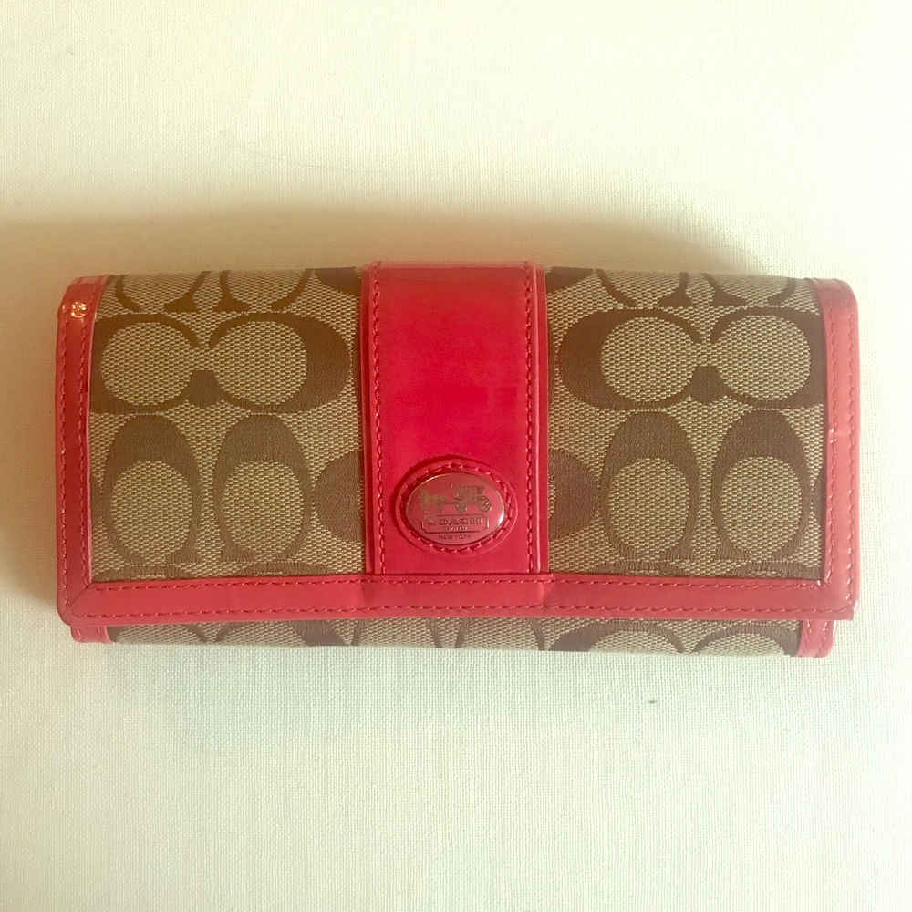 Coach envelope wallet.